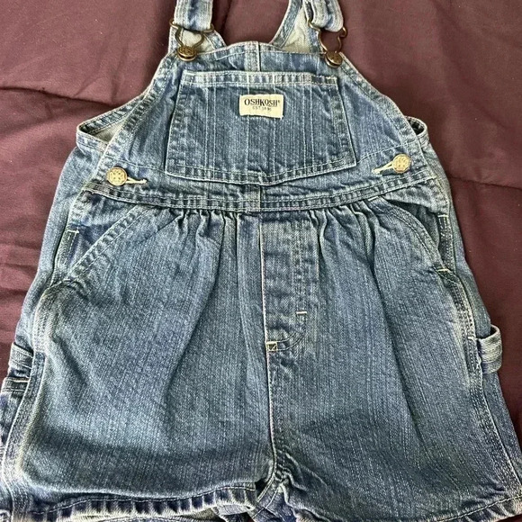 OshKosh B'gosh Denim Overalls - Picture 1 of 5